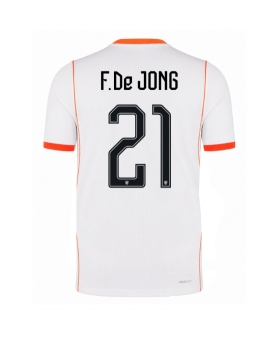 Billige Fotballdrakt Nederland Frenkie de Jong #21 Replika Bortedrakt VM 2026 Kortermet Billige Fotballdrakt Nederland Frenkie de Jong #21 Replika Bortedrakt VM 2026 Kortermet